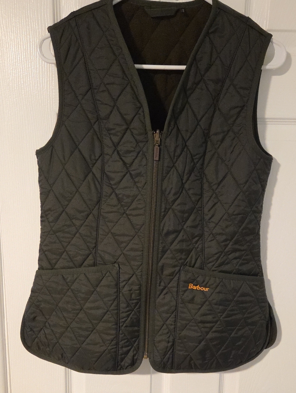 Barbour Quilted Vest in Olive